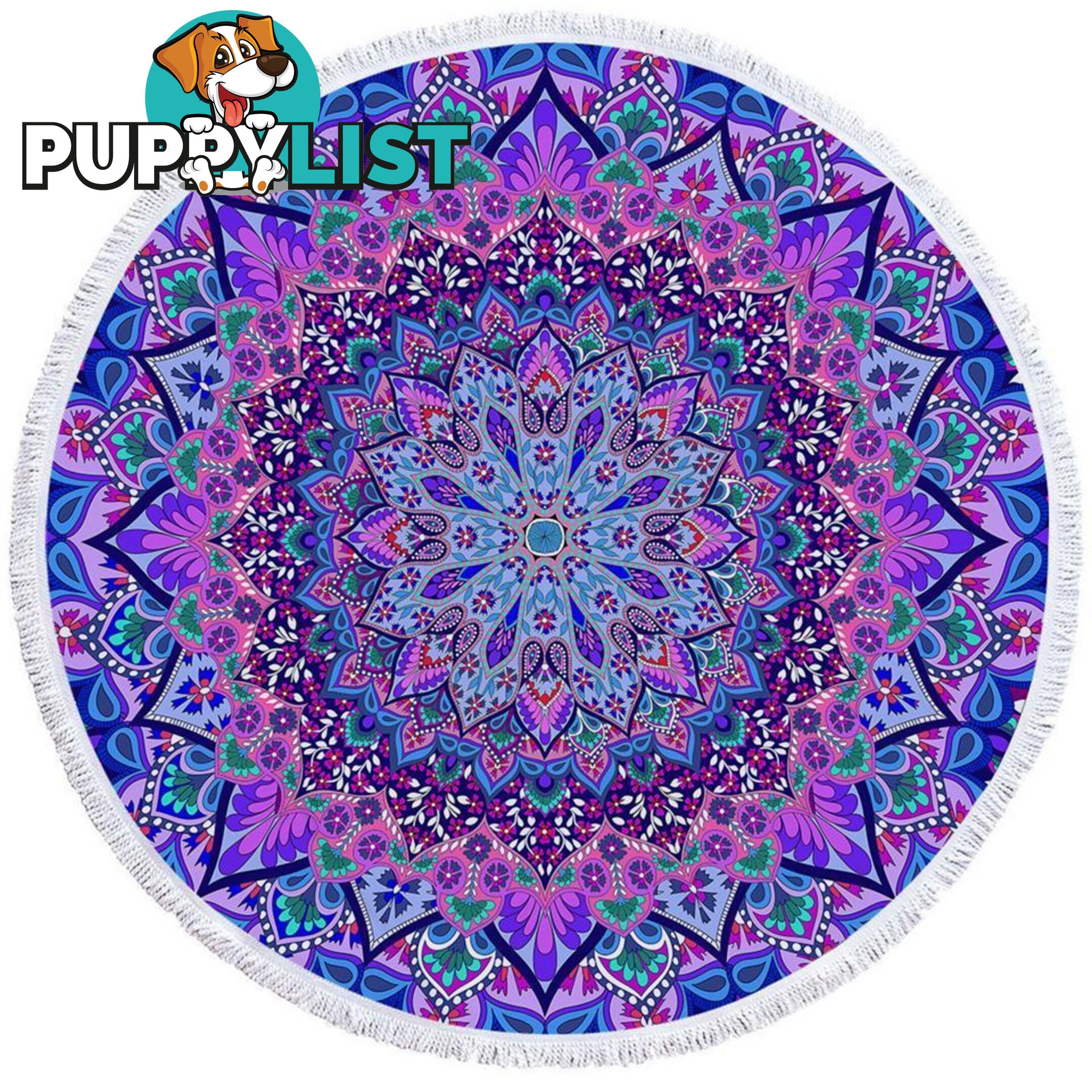 Loaded Mandala Beach Towel - Towel - 7427046328142