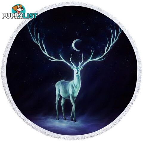 Magnificent Deer Beach Towel - Towel - 7427046329521