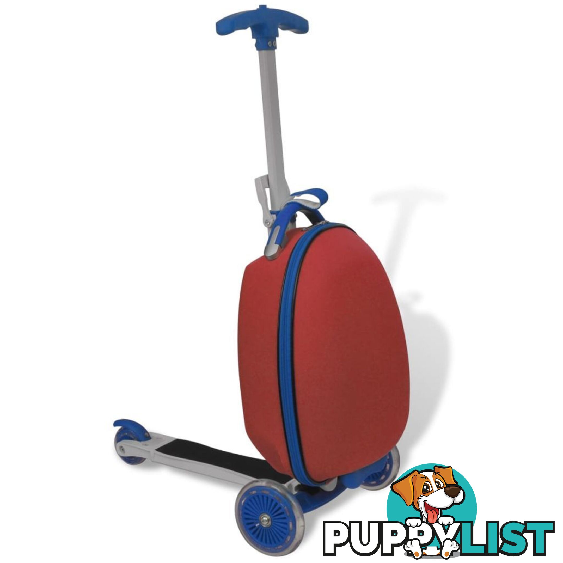 Trolley Case with Scooter for Children - Red - Unbranded - 4326500421524