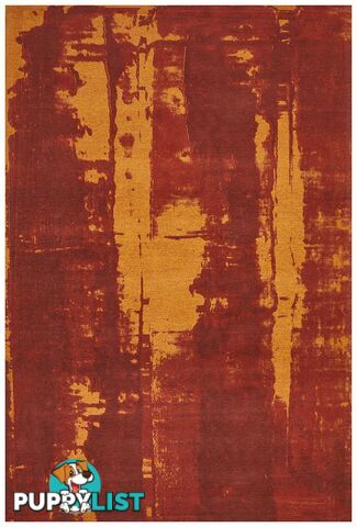 Magnolia Abstract Paprika Rug - Unbranded - 9375321879576