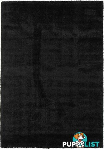 Puffy Soft Shag Black Rug - Unbranded - 7427046303910