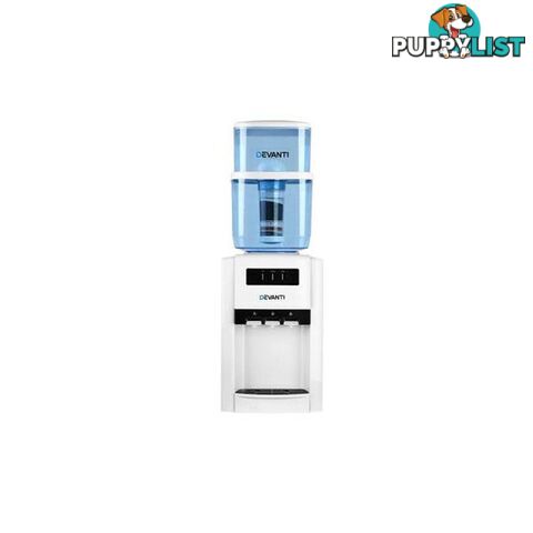 22L Bench Top Water Cooler Dispenser Filter Purifier Three Taps - Water Dispenser - 9350062228593