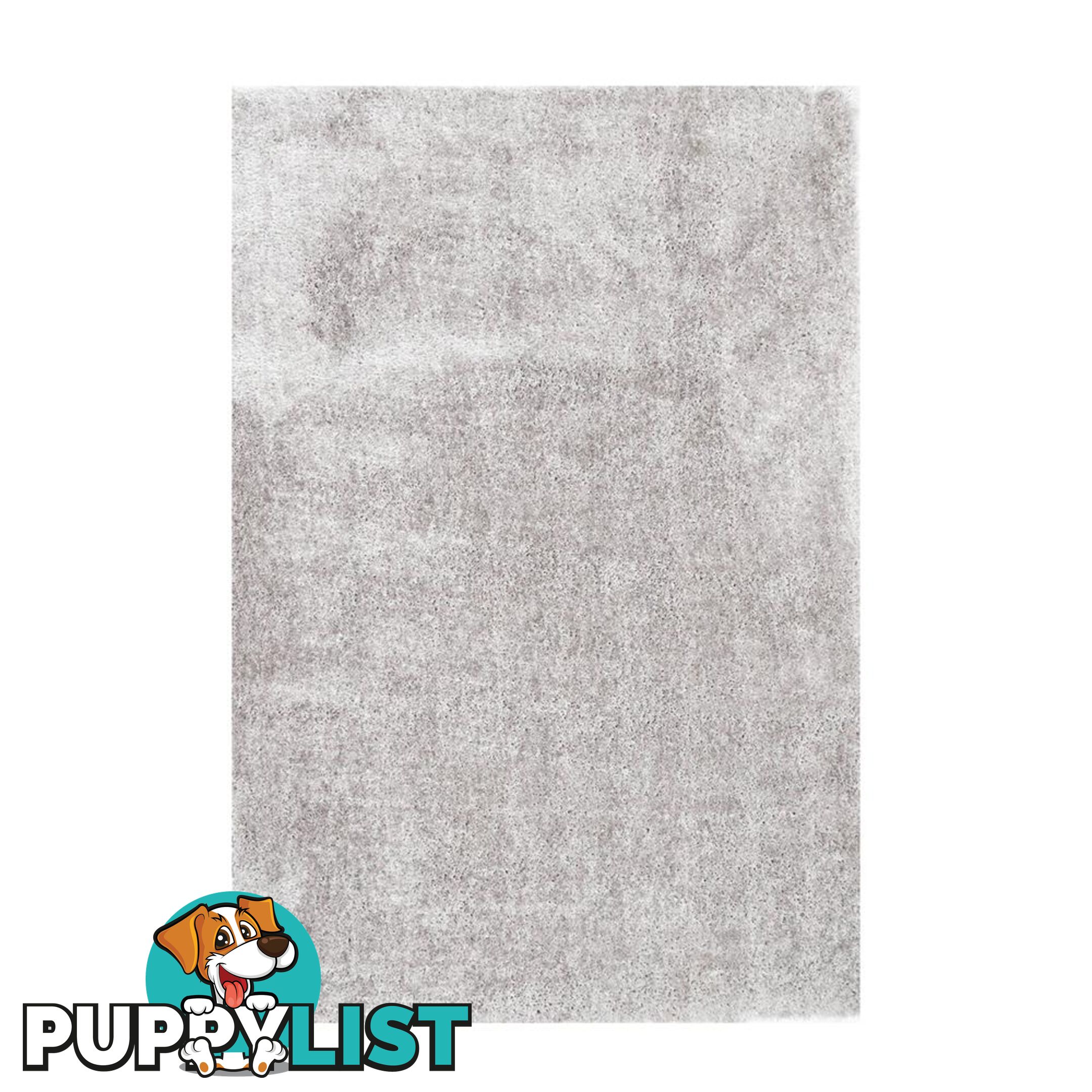 FIZZLE SHAGGY SILVER RUG - Unbranded - 7427046337823