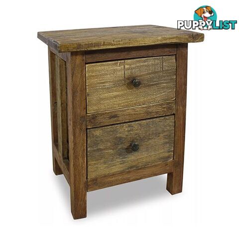 Nightstand Solid Reclaimed Wood 40X30X51 Cm - Nightstand - 787976575335