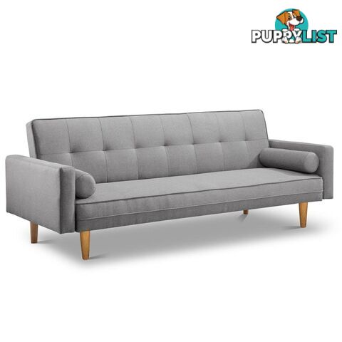 3 Seater Faux Fabric Sofa - Artiss - 4326500268471