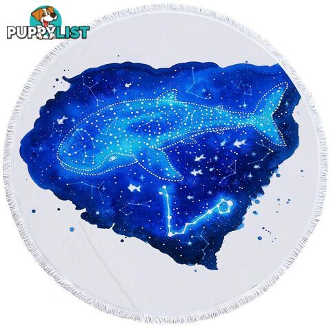 Zodiac Pisces Beach Towel - Towel - 7427046317306