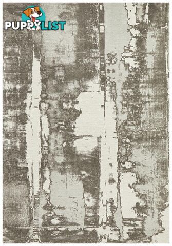 Magnolia Abstract Silver Rug - Unbranded - 9375321879651