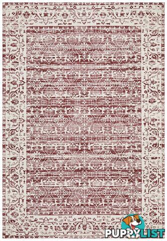 Magnolia Border Rose Rug - Unbranded - 9375321879866