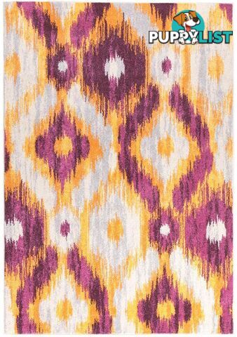 Dimensions Divinity Burst Aubergine Modern Rug - Unbranded - 9375321826013