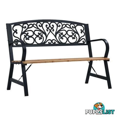 Garden Bench 120 Cm Solid Wood - Unbranded - 8719883745954