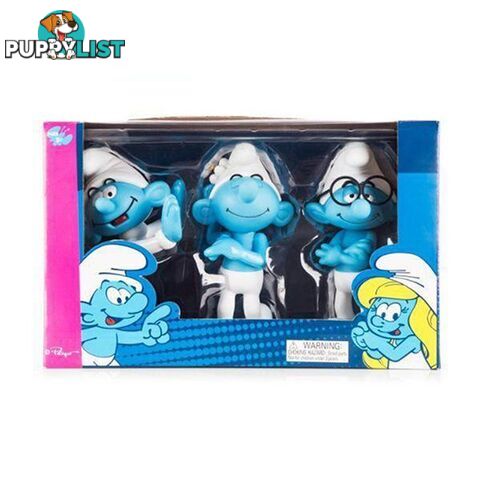 Smurfs 12cm Figurine - Vanity, Baby and Brainy - Smurf - 4326500383266