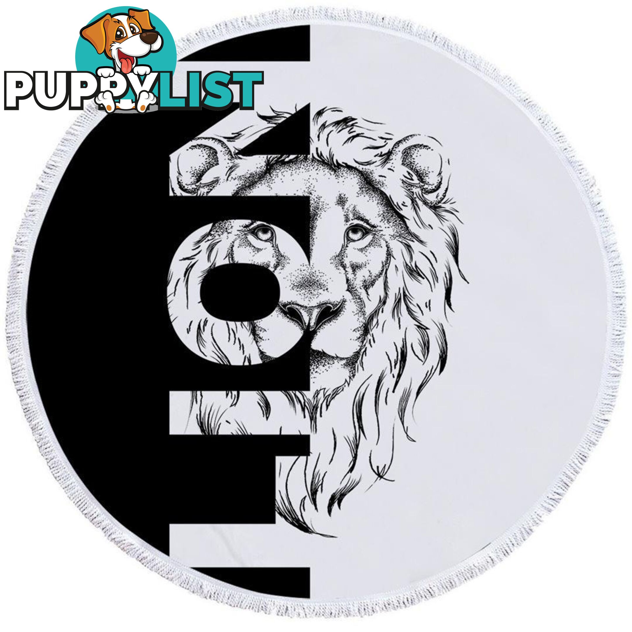 Lion Beach Towel - Towel - 7427046344104