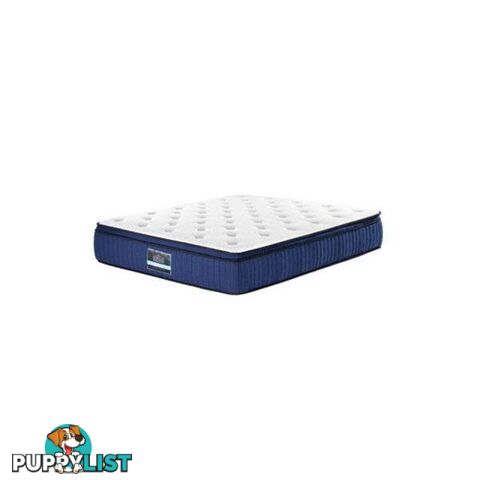 34 Cm Mattress Euro Top Pocket Spring Cool Gel Memory Foam - Giselle Bedding - 9350062259023