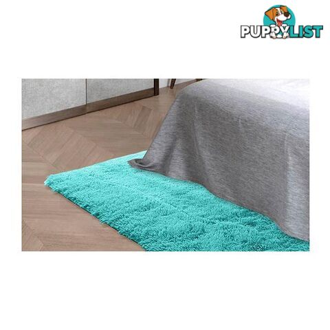 Designer Soft Shag Shaggy Floor Confetti Rug Carpet Home Decor 120X160Cm Blue - Unbranded - 787976594510