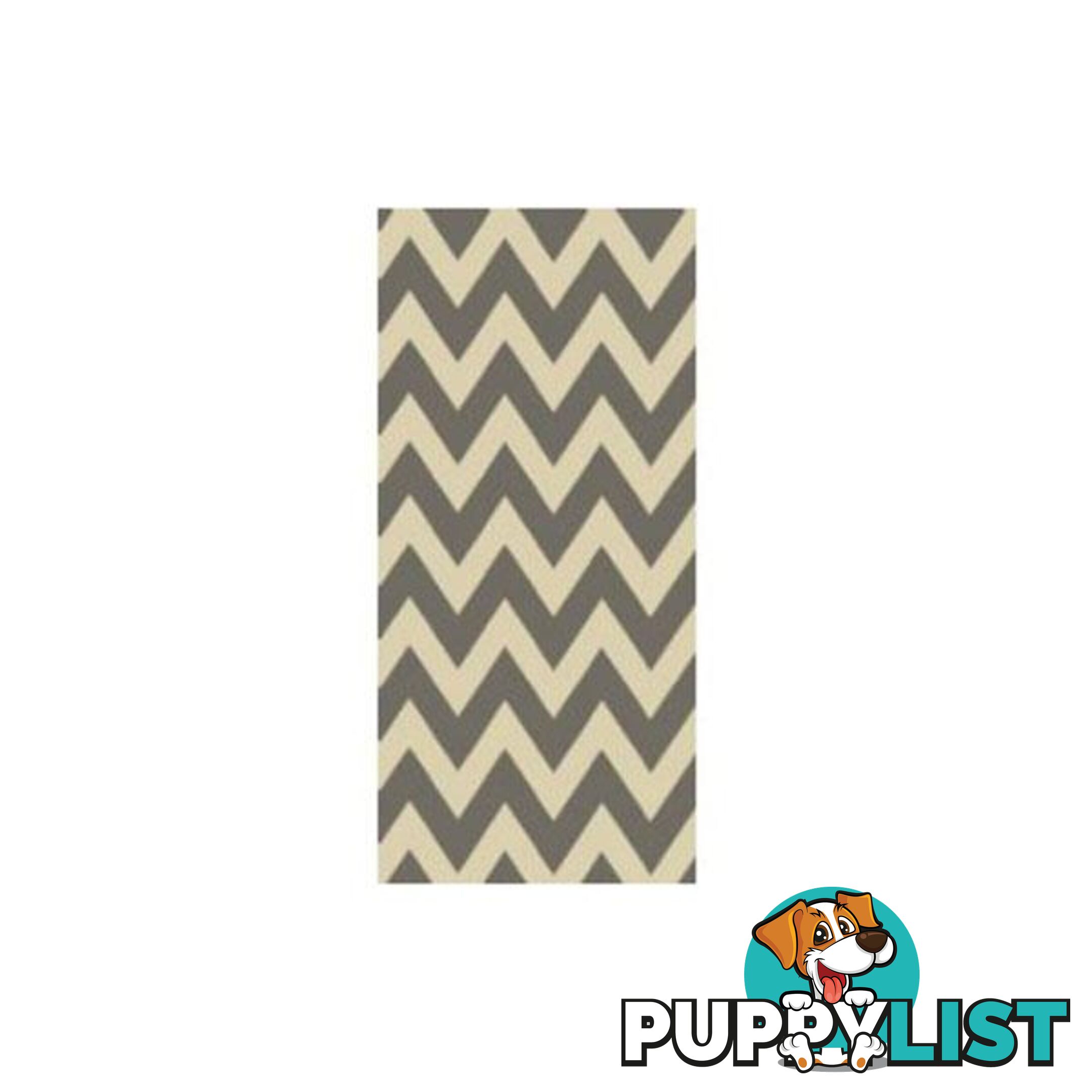 Picasso Chevron Dark Grey Home Rug - Unbranded - 9324373027619