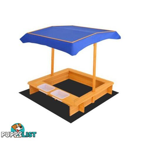 Keezi Outdoor Canopy Sand Pit - Keezi - 9350062192757