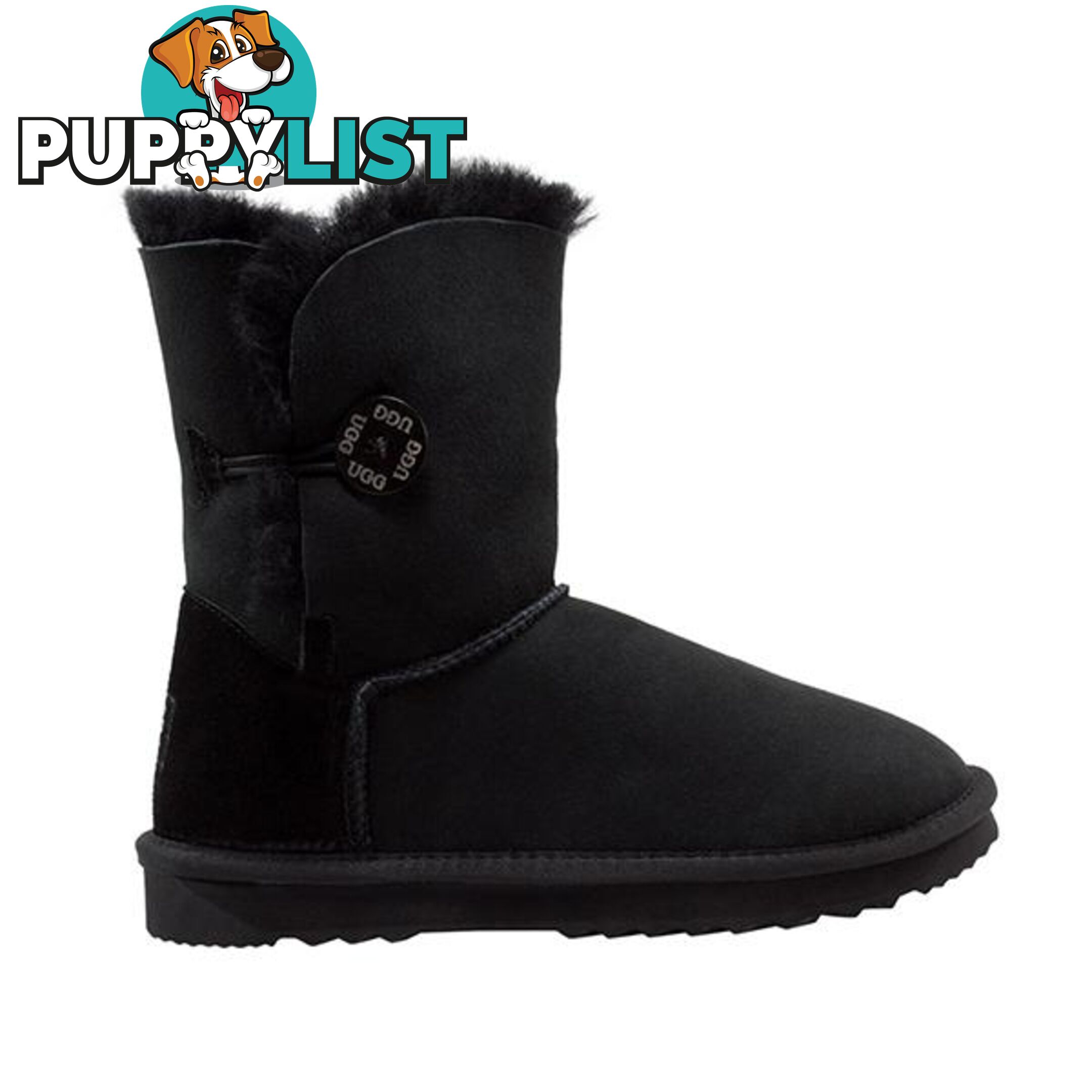 Comfort Me Australian Made Mid Bailey Button Ugg Boot - Comfort Me - 822427521704