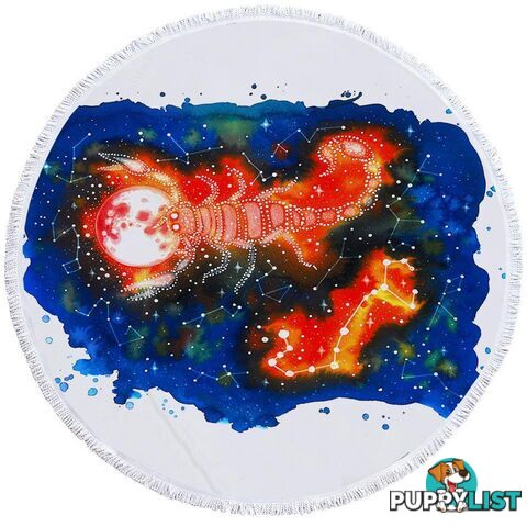 Zodiac Scorpio Beach Towel - Towel - 7427046317009