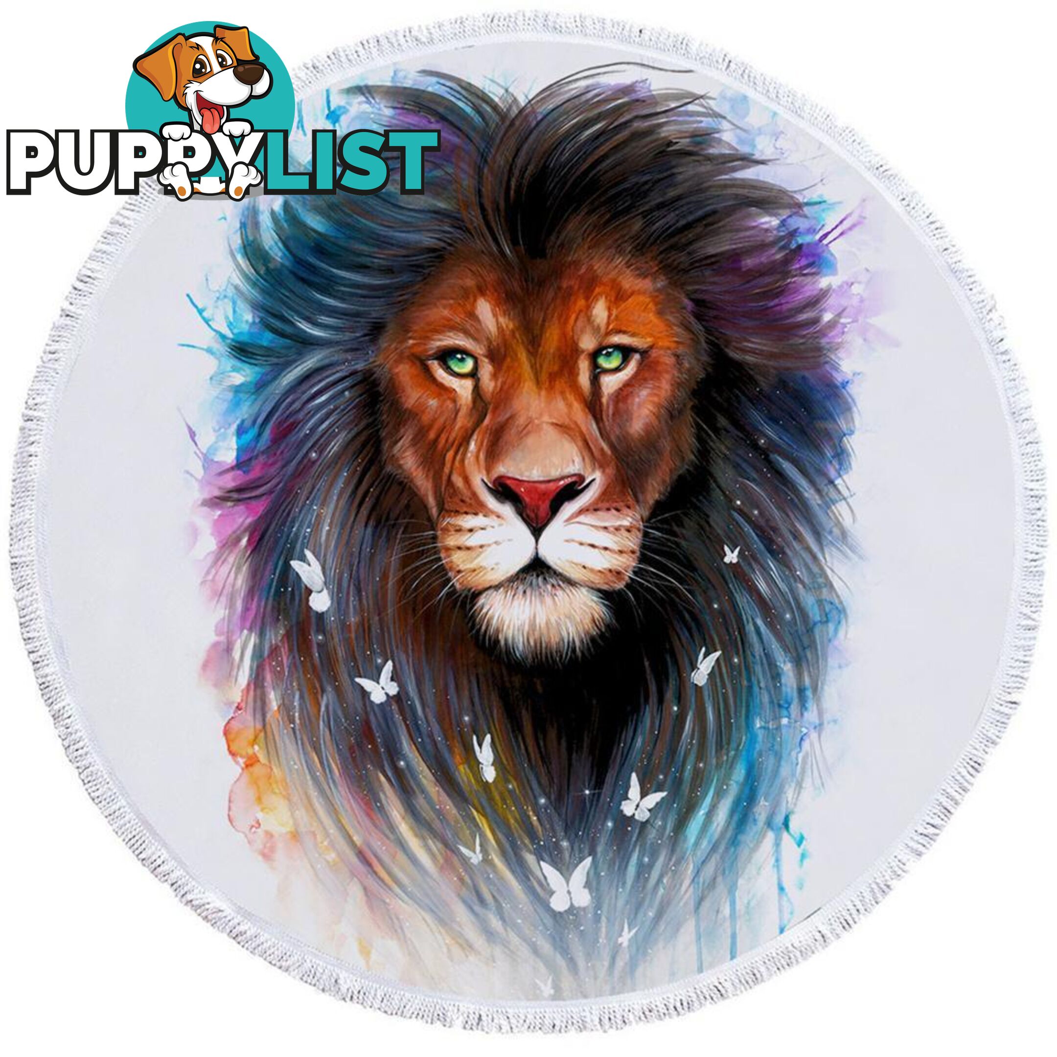 Stunning Lion Beach Towel - Towel - 7427046331128