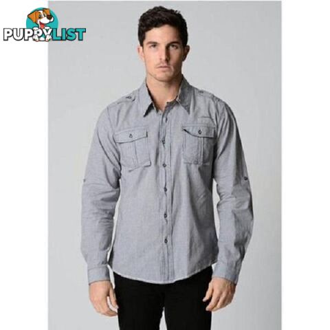 Deacon Martini Check Shirt - Black/Grey/ Large - Deacon - 4326500389107