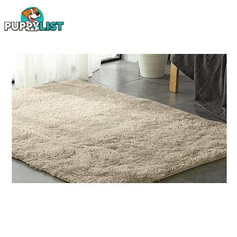 Designer Soft Shag Shaggy Floor Confetti Rug Carpet Home Decor 160X230 Cm Cream - Unbranded - 787976594589