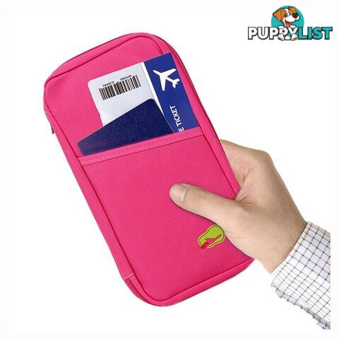 Passport and Travel Document Holder Pink - Bag Organizers - 7427046193375