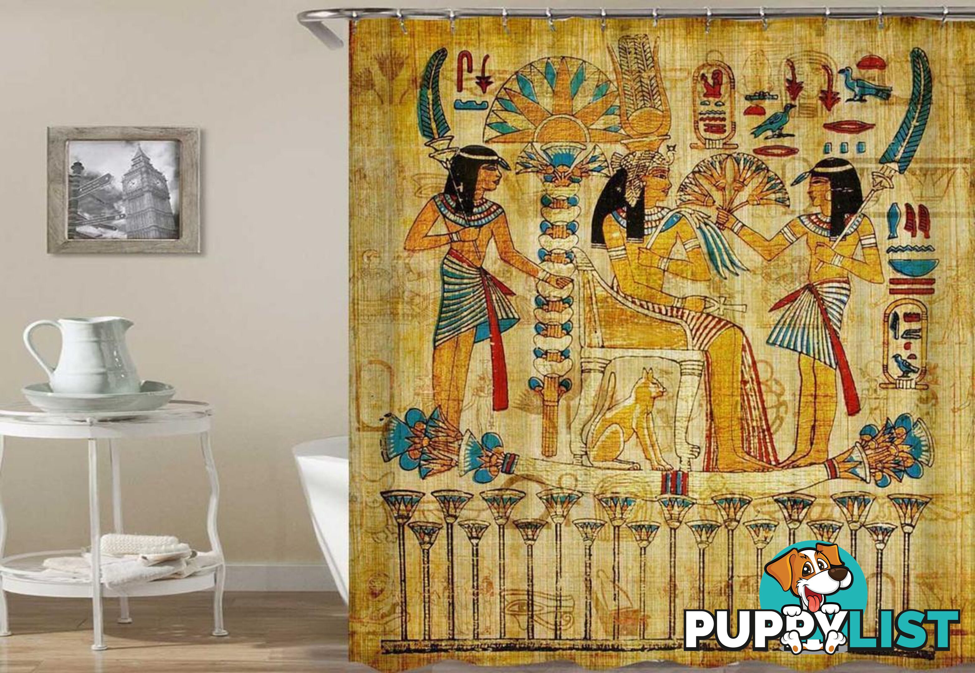 Wall Art Egyptian Shower Curtain - Curtain - 7427046132091