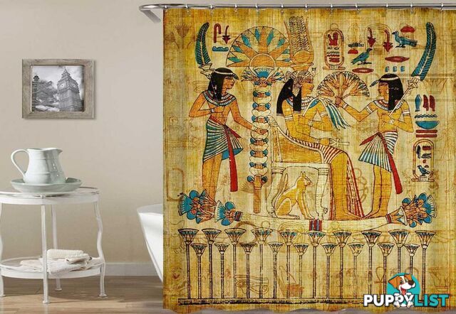 Wall Art Egyptian Shower Curtain - Curtain - 7427046132091