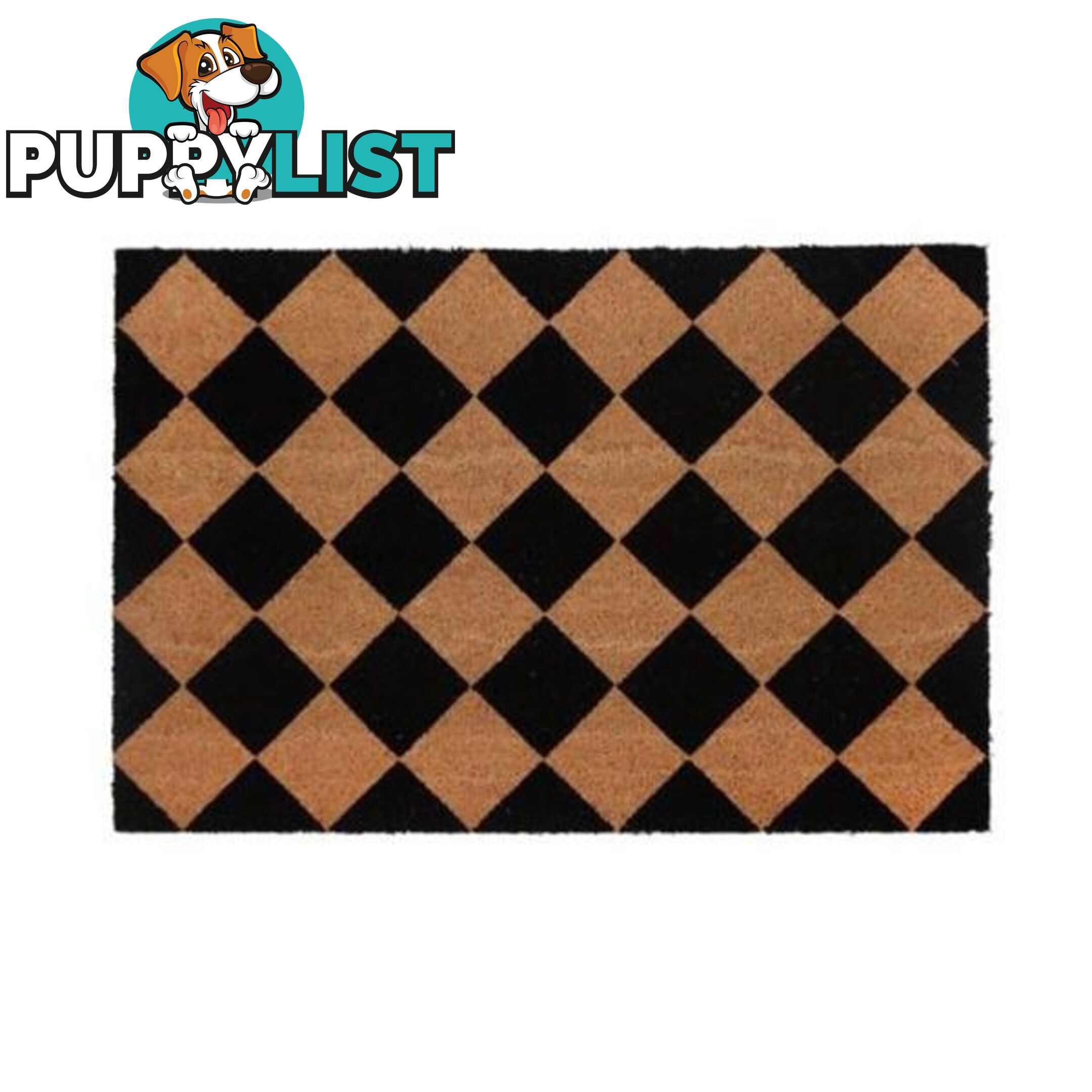 Diamond Pvc Backed Coir Door Mat - Unbranded - 8901304506163