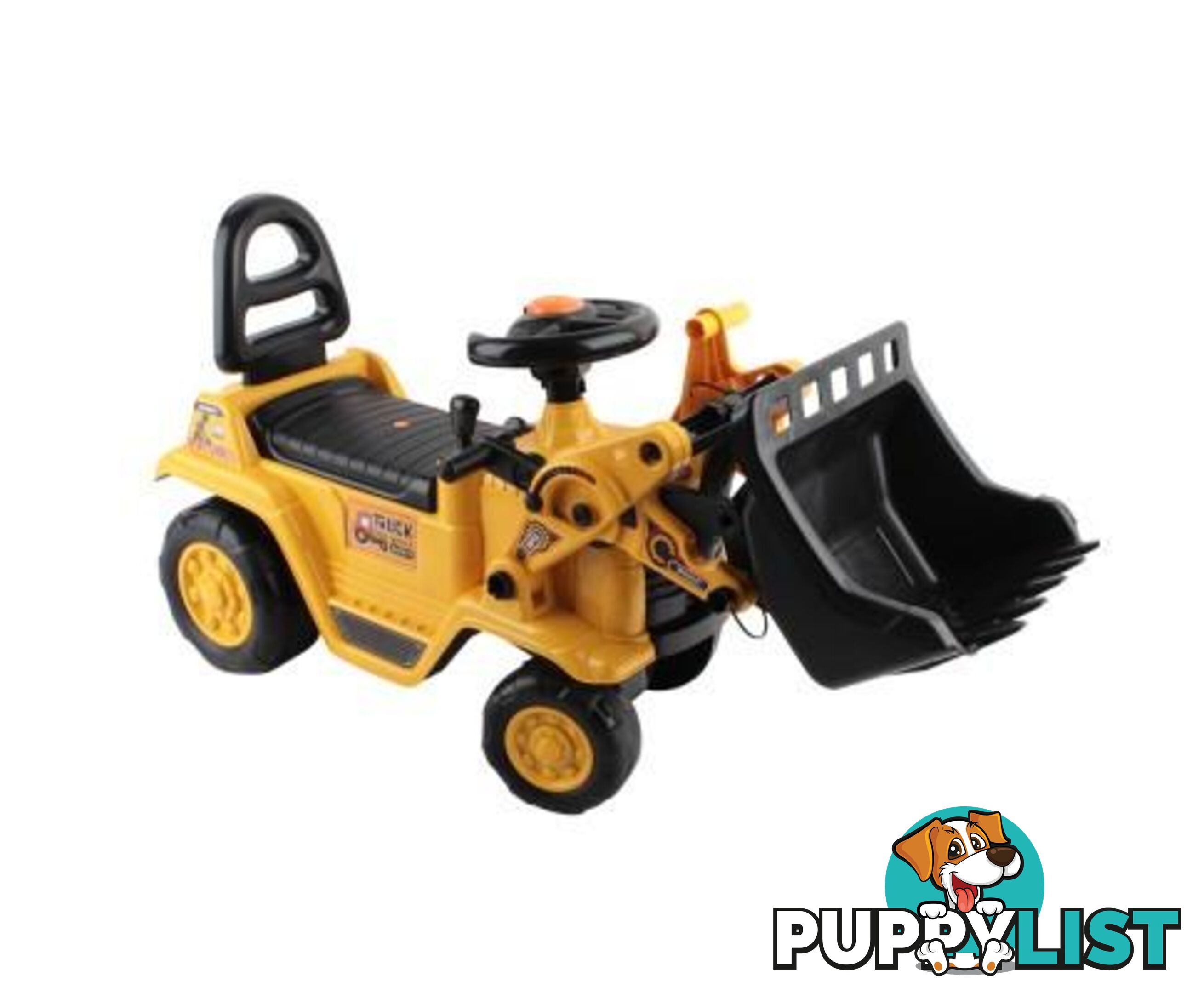 Kids Ride On Bulldozer Yellow - Keezi - 4326500261830