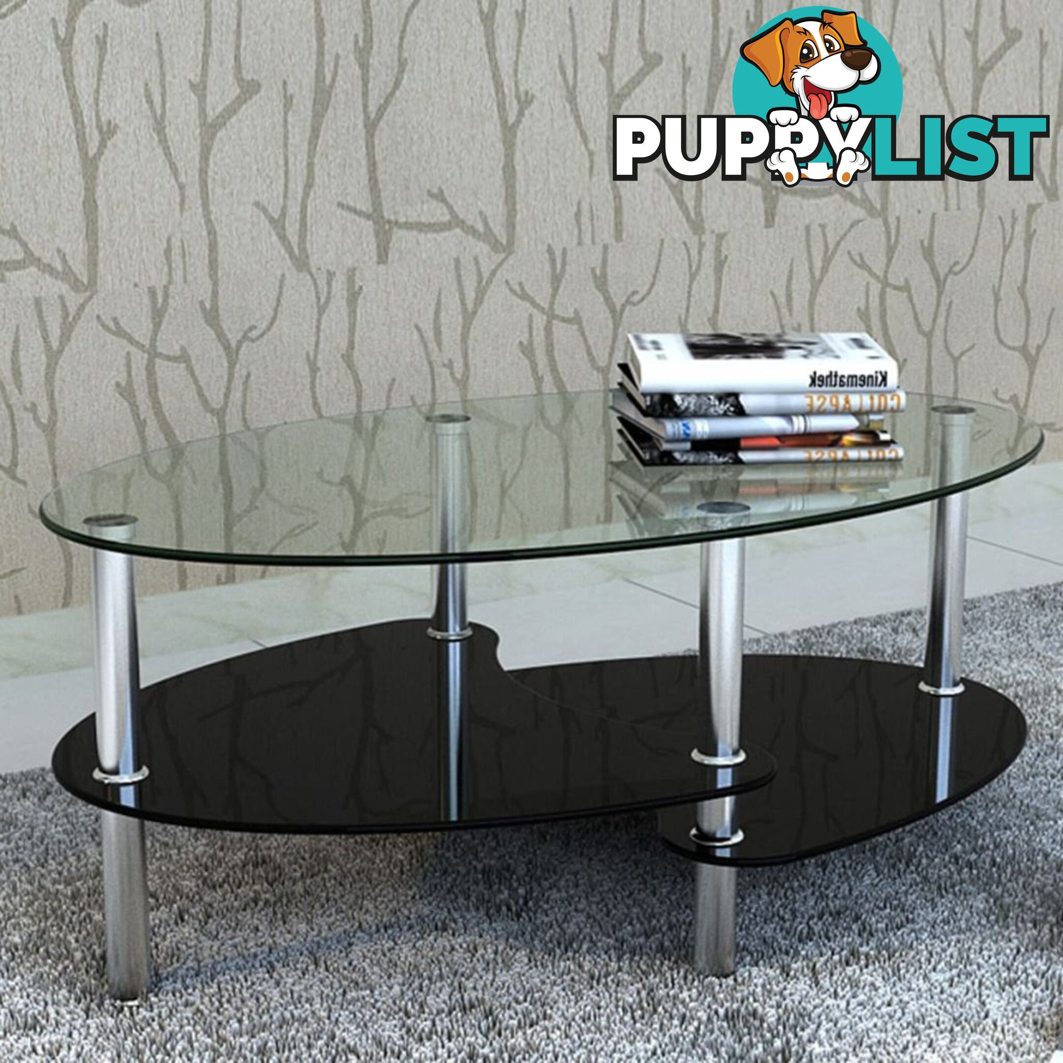 Coffee Table Exclusive 3-Layer Design - Black - Unbranded - 4326500429797