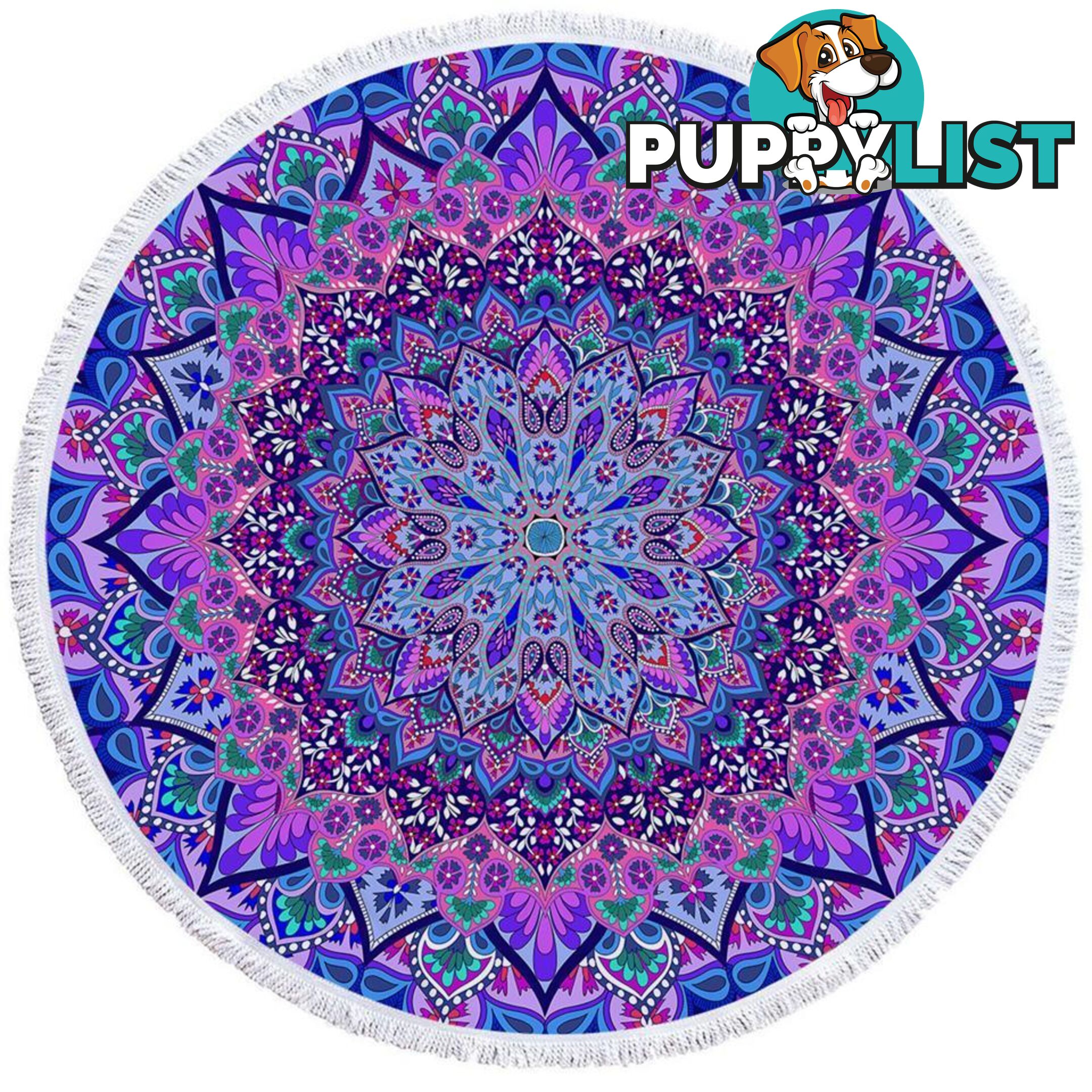 Loaded Mandala Beach Towel - Towel - 7427046328166