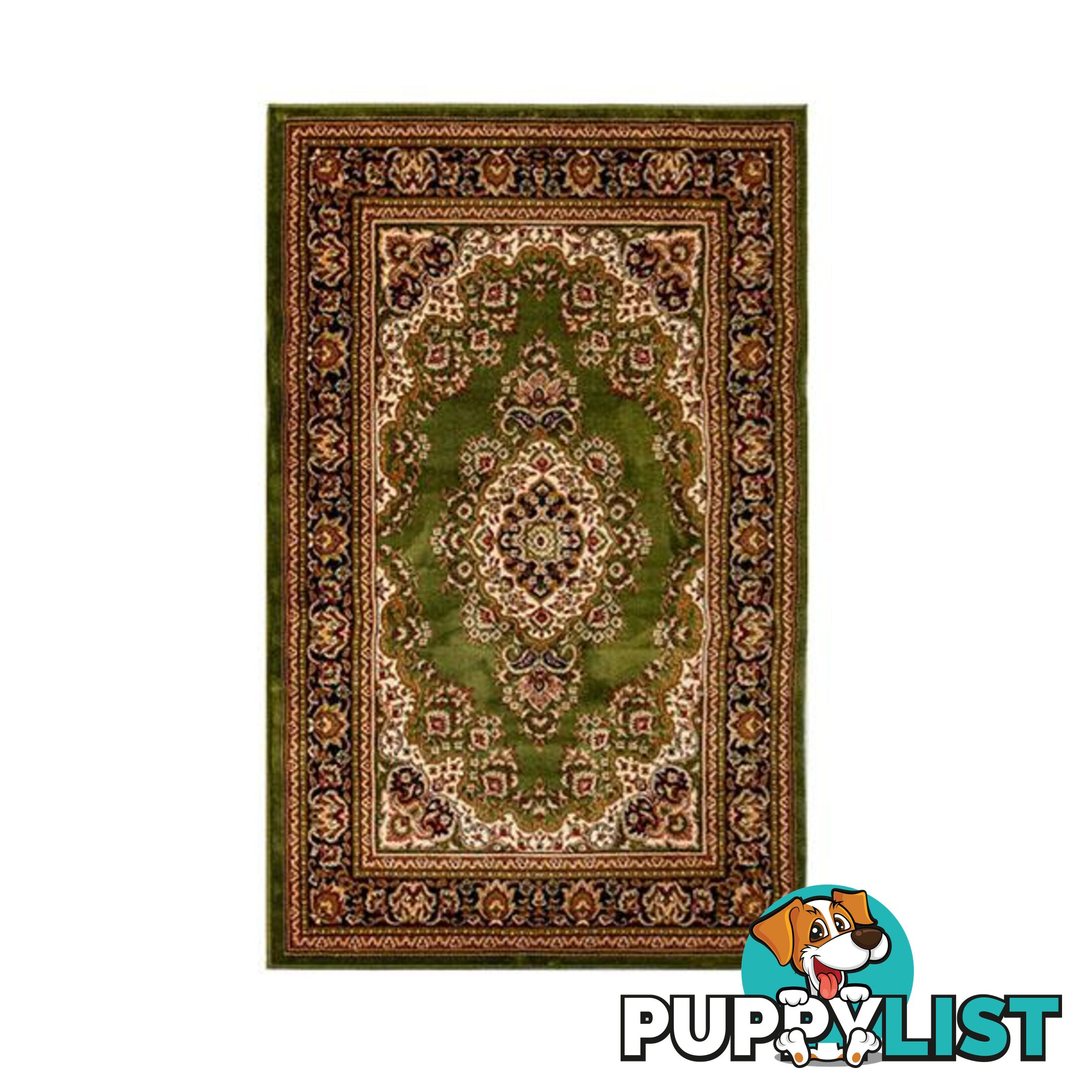 Green Simbad Traditional Rug - Unbranded - 9476062106034