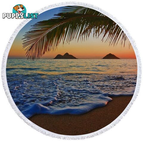 Tropical Ocean Beach Towel - Towel - 7427046344432