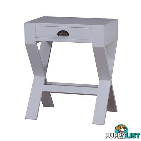 Marseille Bedside Cross Leg Side Table - Unbranded - 7427046212090