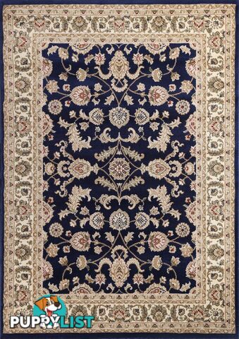 Ash Navy Cream Rug - Unbranded - 4344744432519