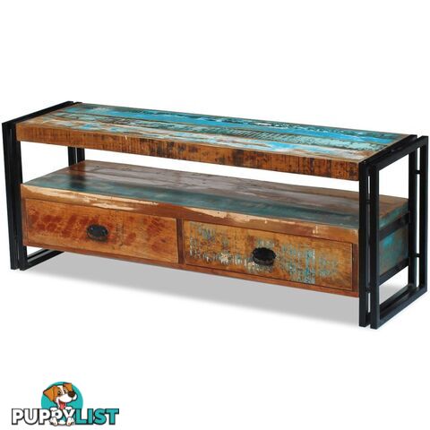 Solid Reclaimed Wood TV Cabinet - Unbranded - 4326500436627