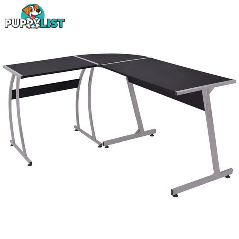 Corner Desk L-Shaped - Black - Unbranded - 4326500413543