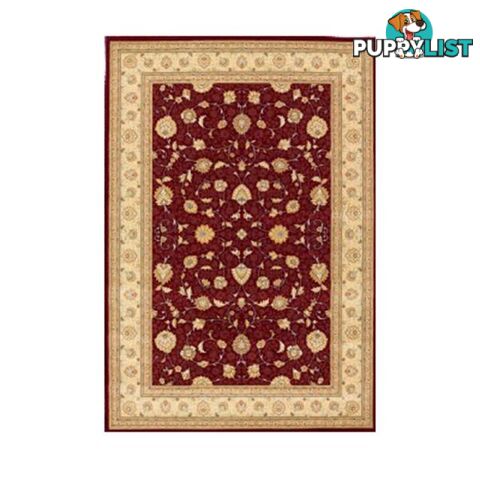 Polypropylene Pile Noble Claret Rug - Unbranded - 7427046180573