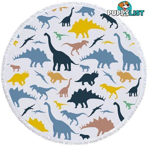 Dinosaurs For Kids Beach Towel - Towel - 7427046326407