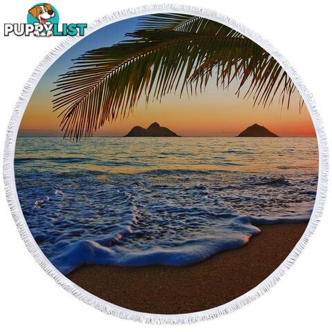 Tropical Ocean Beach Towel - Towel - 7427046344425