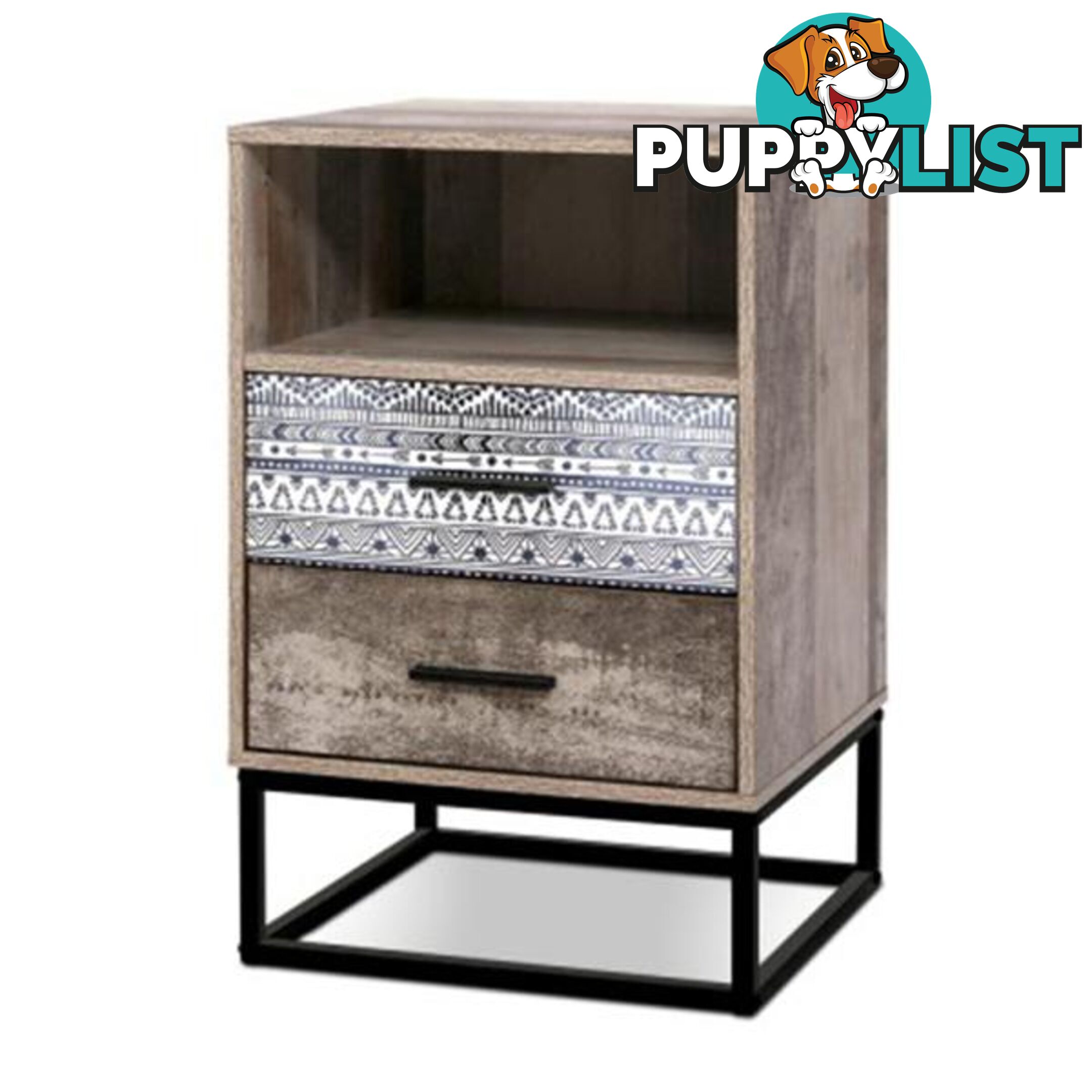 Bedside Tables Drawers Side Table Wood Nightstand Storage Cabinet Unit - Artiss - 9355720003994