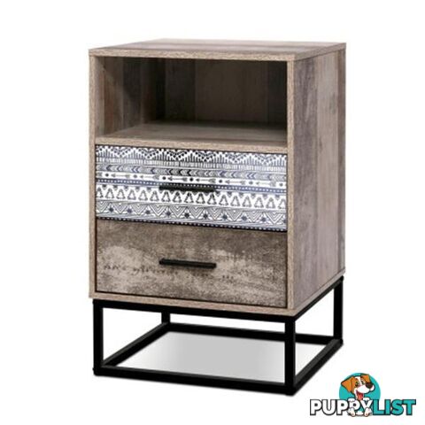 Bedside Tables Drawers Side Table Wood Nightstand Storage Cabinet Unit - Artiss - 9355720003994