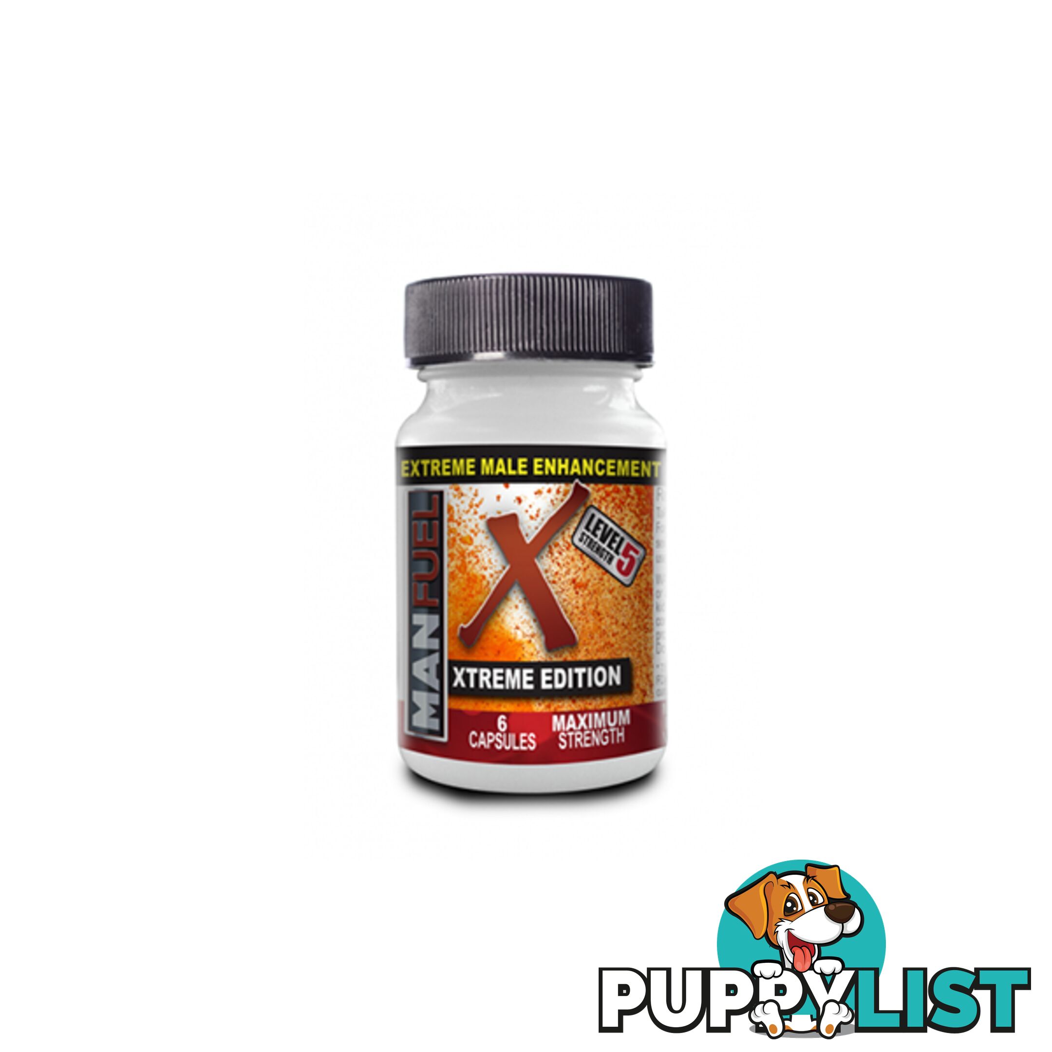 Maxfuel Xtreme Edition 6 Pill Bottle - Adult Toys - 806808270603