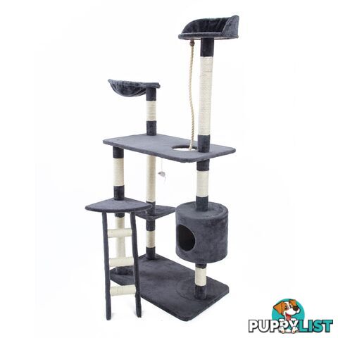 Cat Tree Scratcher FUJI 158 cm - GREY - Unbranded - 9352338003941