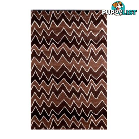 Paradox Wave Brown Rug - Unbranded - 9476062069223