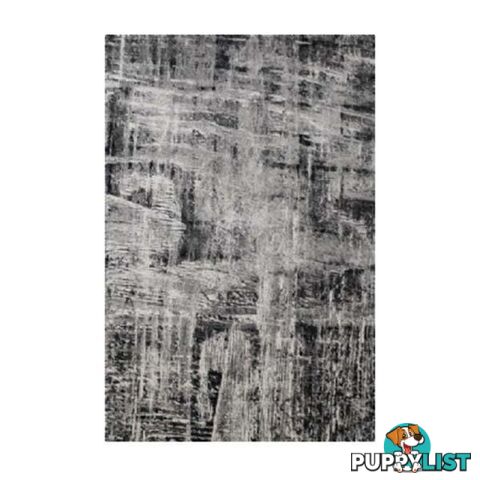 Polypropylene Grey Rug Art 80 X 150 Cm - Unbranded - 7427046194532