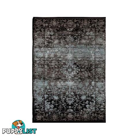 Traditional Raffia Black Rug - Unbranded - 787976627911