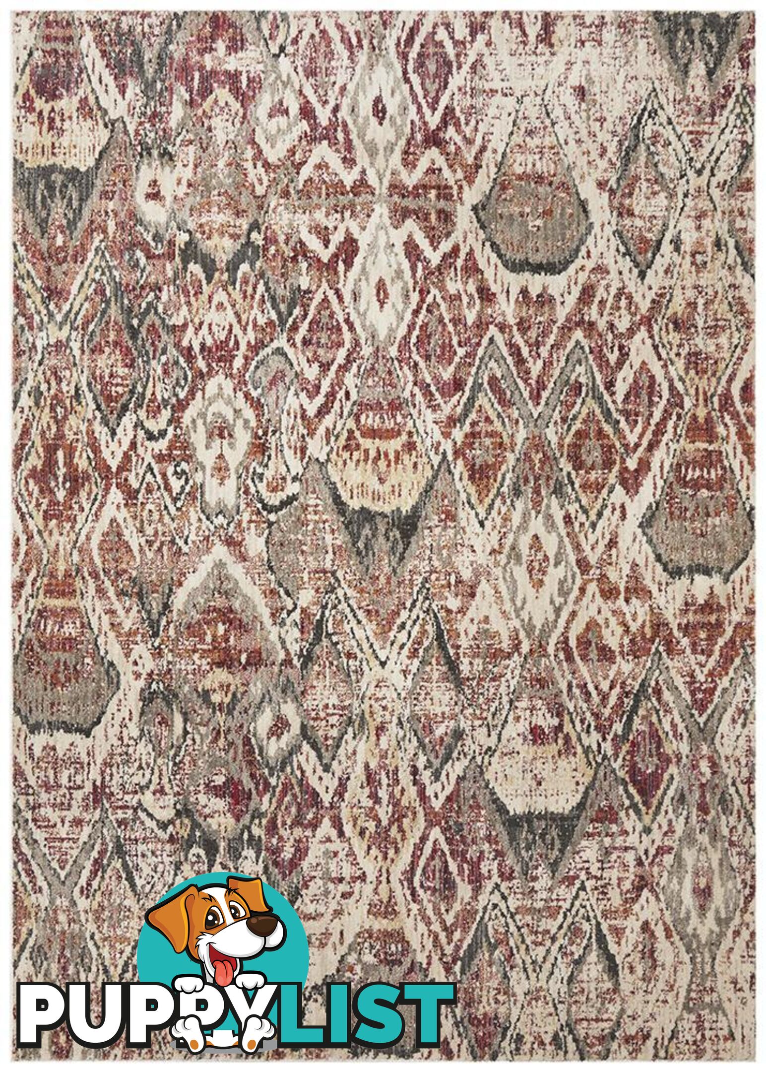 Jezebel Fluid Sunset Modern Rust Rug - Unbranded - 9375321827348