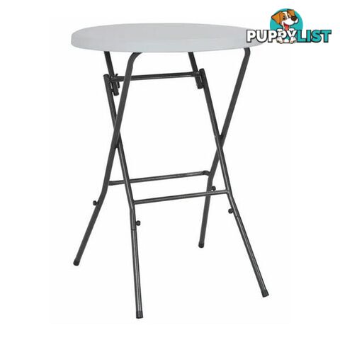 Folding Bar Table White 80X110 Cm Hdpe - Unbranded - 8718475623649